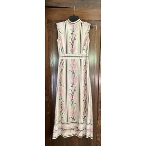L'AIGLON Women's Vintage Mod High Neck Sleeveless Shift Dress Size 12